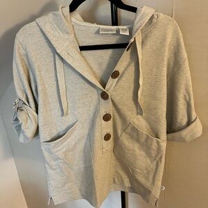 Chico's Zenergy Light Gray Hoodie